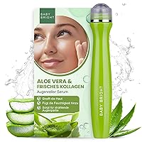 Aloe Vera and Fresh Collagen Eye Roller Serum, Anti-wrinkle, Anti Bags, Reduces Dark Circles Puffiness and Bags 15milliliter (0.50 fl.oz.)