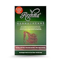 Reshma Beauty 30 Minute Henna Hair Color | Infused with Natural Herbs, For Soft Shiny Hair | Henna Hair Color/Dye, 100% Gray Coverage | Semi Permanent | Ayurveda Hair Products (Wine Red, Pack Of 1)