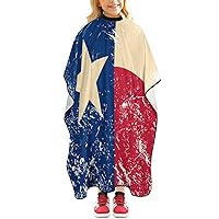 Texas State Flag Hair Cutting Cape for Kids Professional Barber Cape Waterproof Haircut Apron Hairdressing Accessories