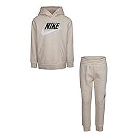 Nike Boy's Club HBR Pullover Joggers Set (Little Kids) Cashmere 7 Little Kid