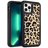 Designed for iPhone 13 pro max,Heavy-Duty Tough Rugged Lightweight Slim Shockproof Protective Case for iPhone 13 pro max 6.7 Inch,Women Girls,Cute Leopard Print Pattern