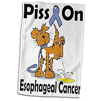 3dRose Piss On Esophageal Cancer Awareness Ribbon Cause Design - Towels (twl-115835-1)