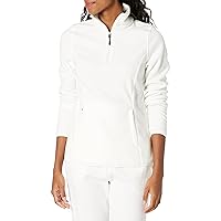 Amazon Essentials Women's Classic-Fit Long-Sleeve Quarter-Zip Polar Fleece Pullover Jacket-Discontinued Colors
