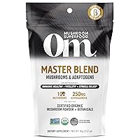 Mushroom Superfood Master Blend 10 Mushrooms Complex& Adaptogens, 3.17 oz (Packaging and Serving Size May Vary)