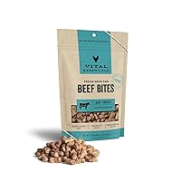Freeze Dried Raw Whole Animal Dog Treats, Beef Bites, 6.2 oz