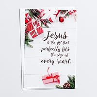 Dayspring Jesus Is the Gift - 50 Bulk Christmas Cards, KJV