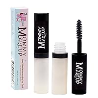 Lash Shield Waterproofing Top Coat for Mascara & Brows, Waterproof, Tear-proof, Smudge-proof Mascara Fixer That Lasts All Day, Clear Waterproof Mascara by Mommy Makeup
