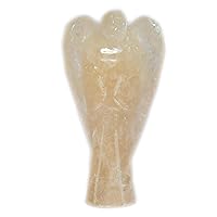 Angel - Yellow Aventurine Size - 2 inch Natural Healing Crystal Reiki Chakra Stone