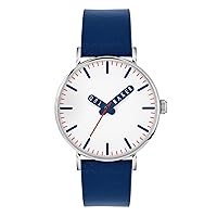 Ted Baker Glossop Blue Leather Strap Watch (Model: BKPGLF2039I)