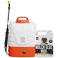 PetraTools Max Mulch Glue 1 Gallon and 2-Gallon Battery Powered Backpack Sprayer (HD2000)