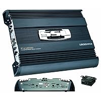 SSL F4.1200 FORCE 1200W, 4 Channel MOSFET Amplifier with Remote Subwoofer Level Control
