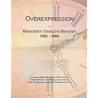 Overexpression: Webster's Timeline History, 1981 - 2004