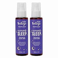 Oilogic Slumber & Sleep Spray for Babies & Toddlers - Relaxing, Calming & Soothing Room Aromatherapy Fabric & Linen Mist with 100% Pure & Natural Essential Oil Blend 2 Pack