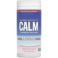 Natural Vitality Calm Specifics Calmful Muscles - for Tired, Sore, or Cramping Muscles - Watermelon 6 oz,Powder