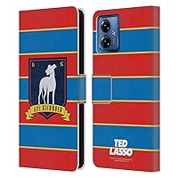 Officially Licensed Ted Lasso A.F.C Richmond Stripes Season 1 Graphics Leather Book Wallet Case Cover Compatible with Motorola Moto G14