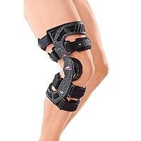 M. 4s Comfort Functional Knee Brace, Right, Black, Medium - Standard