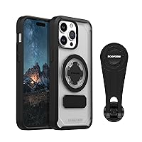 Rokform - iPhone 15 Pro Max Crystal Case + V4 Pro Series Bike Phone Mount