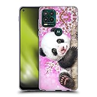 Head Case Designs Officially Licensed Kayomi Harai Cherry Blossom Panda Animals and Fantasy Soft Gel Case Compatible with Motorola Moto G Stylus 5G 2021