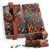 Gourmet Chocolate Brownies Gift Basket Cookie Gifts, Prime Corporate for Men Women Birthday Anniversary Get Well Soon | Nut Free