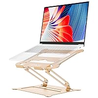 Laptop Notebook Stand Holder Adjustable Ultrabook Stand Riser Portable Compatible with MacBook Air Pro HP Dell XPS Lenovo All laptops 10-15.6