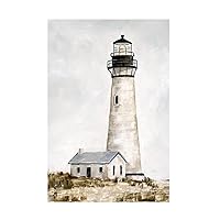 Trademark Fine Art 'Rustic Lighthouse II' Canvas Art by Ethan Harper 16x24