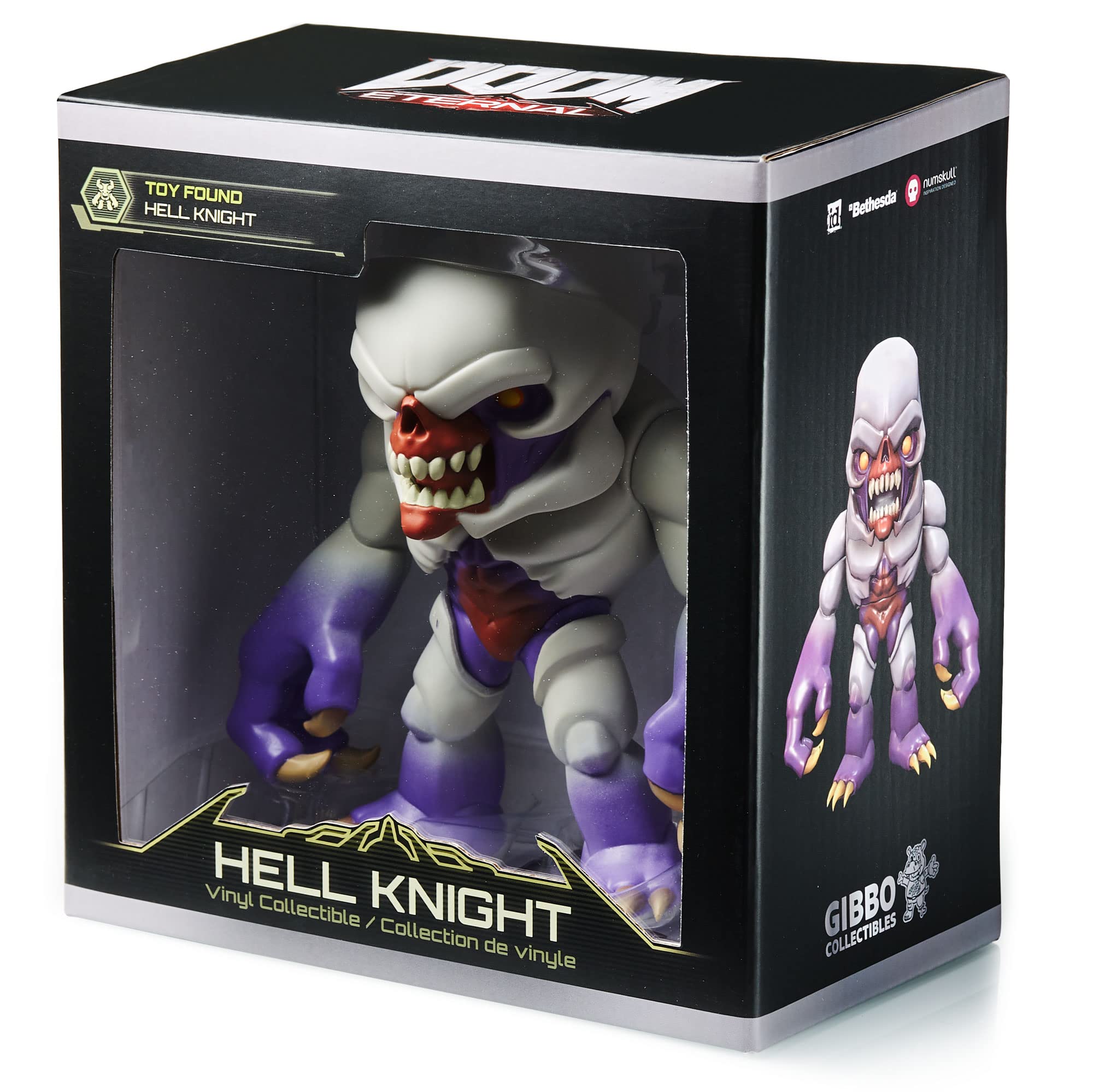 Numskull Hell Knight Doom Eternal in-Game Collectible Replica Posable Toy Figure - Official Doom Merchandise - Limited Edition