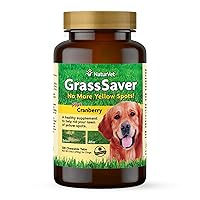 NaturVet – GrassSaver Supplement for Dogs – Healthy Supplement to Help Rid Your Lawn of Yellow Spots – Synergistic Combination of B-Complex Vitamins & Amino Acids – 500 Tablets