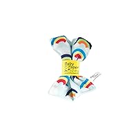 Original Baby Paper - Crinkle Teether and Sensory Toy for Babies and Infants | Rainbows | Non-Toxic, Washable | Great Gift for Baby Showers
