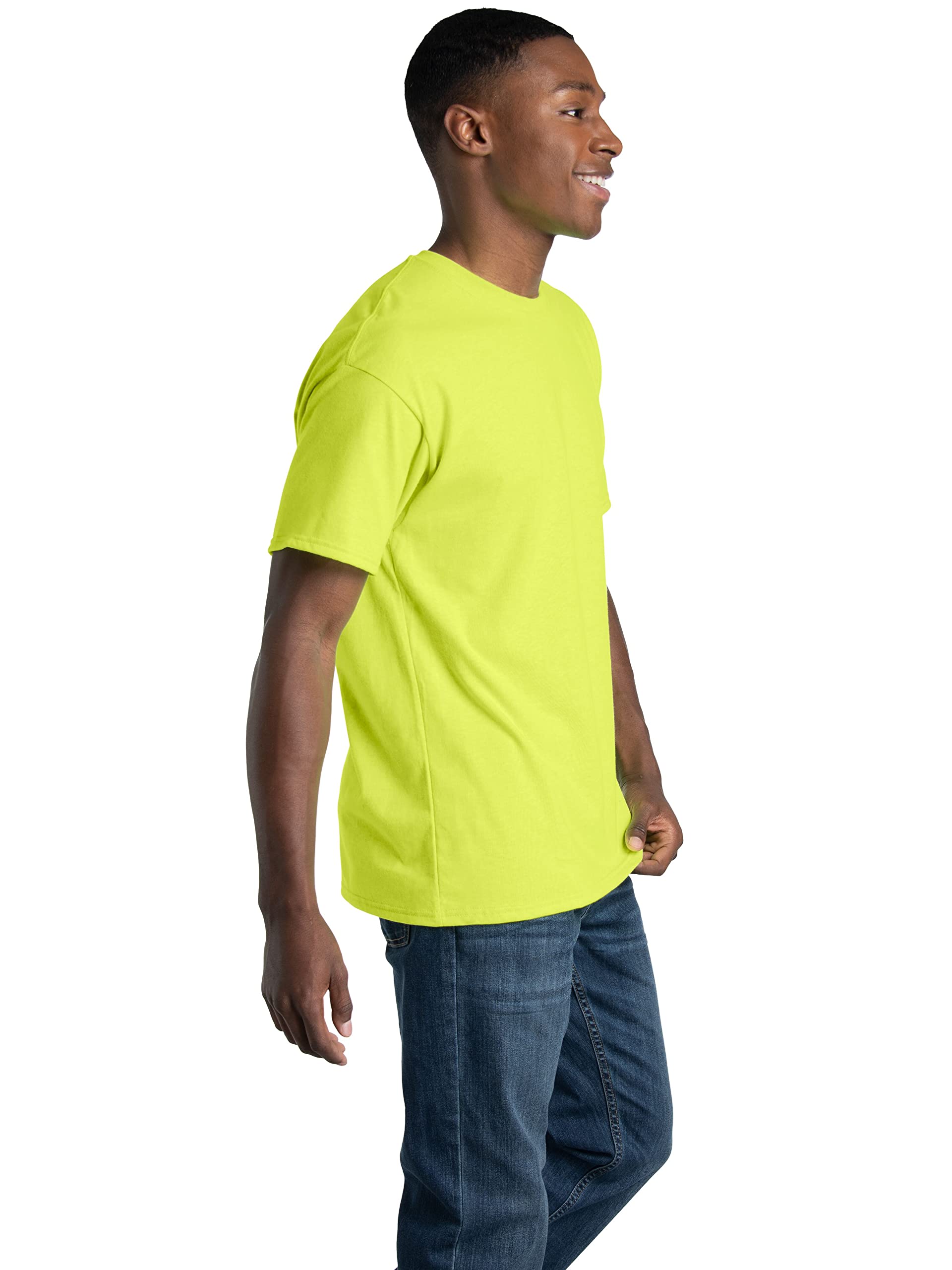 Fruit of the Loom Men's Eversoft Cotton T Shirts, Breathable & Moisture Wicking with Odor Control, Sizes S-4x