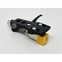 Audio Technica AT91 Black Headshell with Cartridge and Stylus for Technics SL 3200, SL 3300, SL 3310, SL 3350, SL 5100, SL 5200, SL 5300, SL 5310, SL 5350