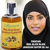 Fountain Real Black Black Jamaican Castor Oil 4 Ounces