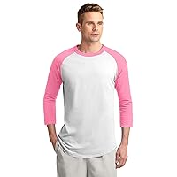 Men's 3/4 Raglan Sleeves Colorblock Jersey