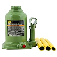 Pro-Lift Welded Jack 12 Ton - Low Profile (25 lbs) Capacity Hydraulic Lifting with Side Pump Two Piece Handle