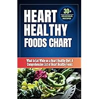 Heart Healthy Foods Chart: What to Eat While on a Heart Healthy Diet: A Comprehensive List of Heart Healthy Foods (Healthy Eating Guide)Heart healthy ... food guide chart