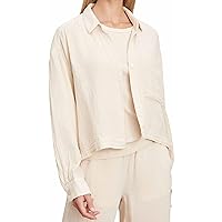 Velvet by Graham & Spencer Women's Lana Cotton Gauze Button Up Shirt
