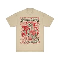 Grateful Dead Unisex-Adult Standard Rose Skeleton Forever T-Shirt