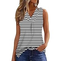 Women's Y2K Tops Fashion Casual Solid Color V-Neck Sleeveless Irregular T Shirt Top Spring, S-3XL