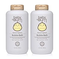 Baby Bum Bubble Bath | Tear Free Foaming Bubble Bath for Sensitive Skin with White Ginger| Natural Fragrance | Gluten Free and Vegan | 12 FL OZ | 2 Pack