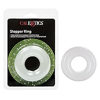 CalExotics Stopper Ring Male Penis Comfort Penetration Depth Control Accessory, Clear, SE-1434-90-2