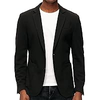 PJ PAUL JONES Men's Casual Knit Blazer Suit Jackets Two Button Lightweight Unlined Sport Coat