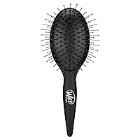 Wet Brush Easy Blow Out Hair Brush, Black - Edgeless HeatFlex Bristles Are Blow Dry Safe - Ergonomic Handle Manages Tangles for Maximum Volume - Ceramic Coated Pad Smooths And Straightens