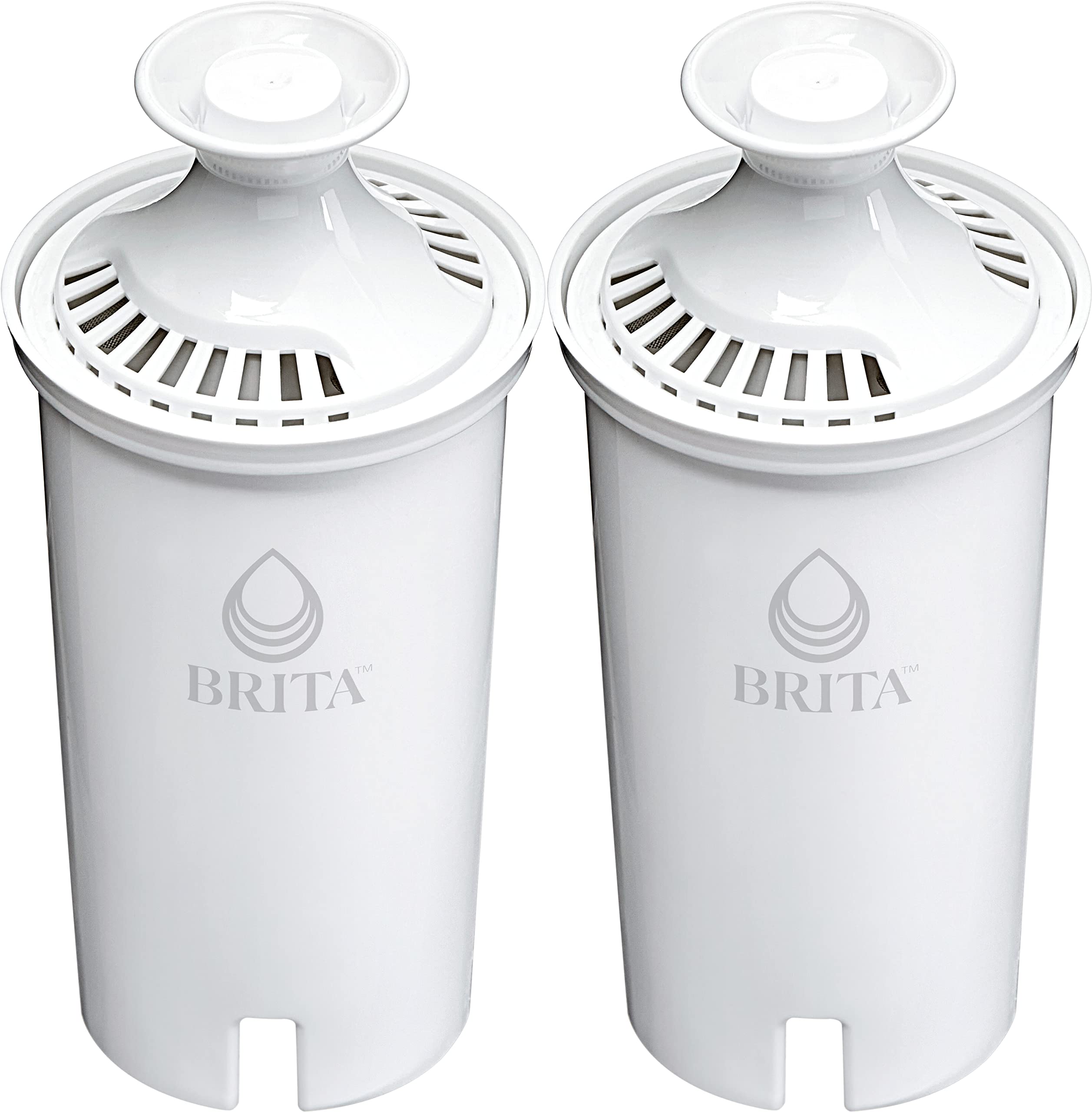 Brita Standard Water Filter Replacements for Pitchers and Dispensers, Lasts 2 Months, Reduces Chlorine Taste and Odor, 2 Count
