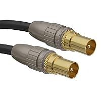 N Degree468 TV Aerial Cable with Gold-Plated Precision Fit Coax Connectors (4250666805778)