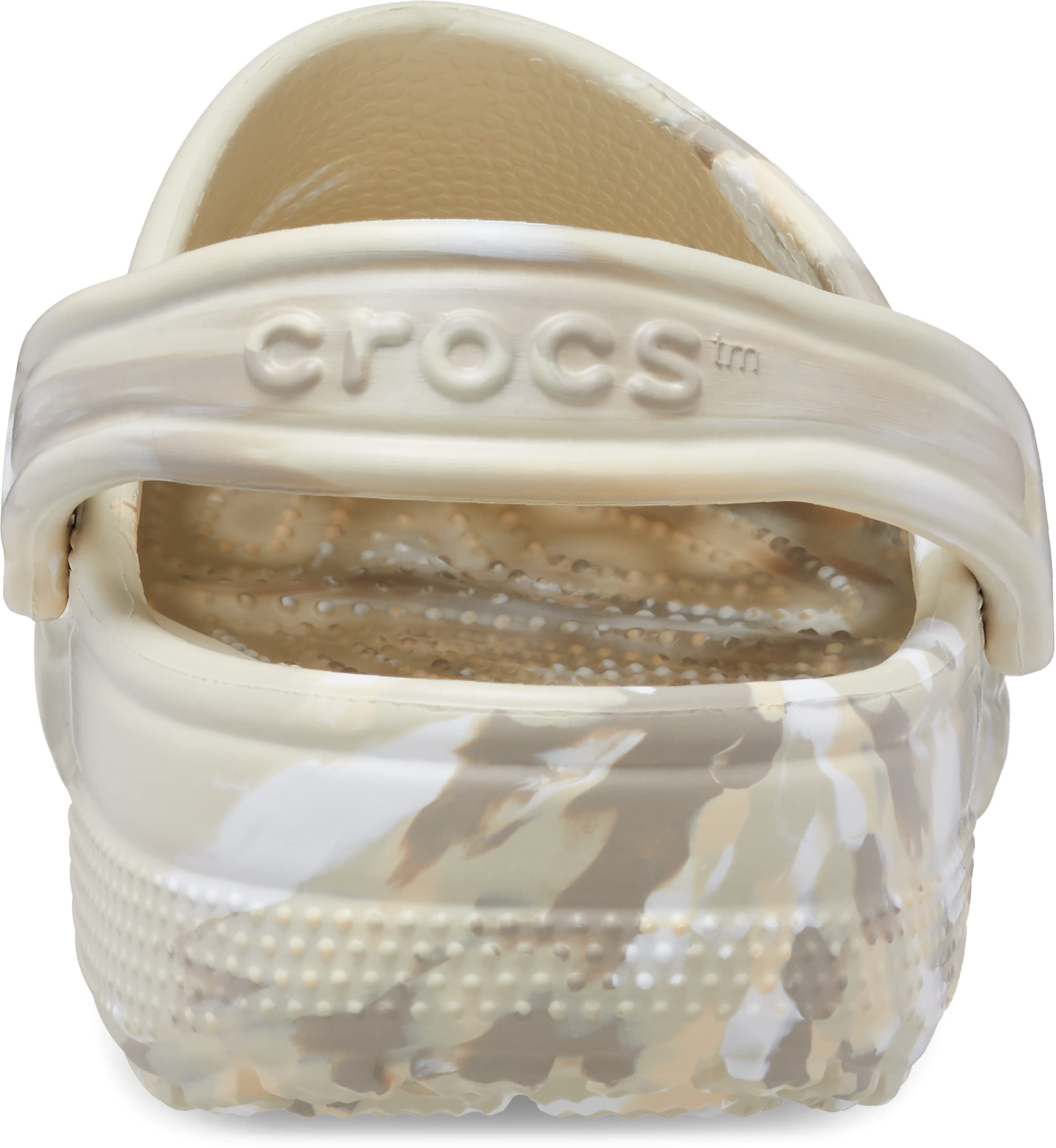 Crocs Unisex Classic Marbled Tie Dye Clog, Bone/Multi, 6 US Men