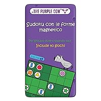 Purple Cow- Sudoku with Magnetic Shapes Game, 7290016026979