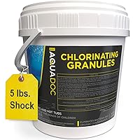 Pool Shock - Super Fast Acting Pool Chlorine Shock Treatment for Shocking Inground Pools and Above Ground Pools - This Shock Pool Treatment is a great Swimming Pool Shock for Saltwater Pools - AquaDoc