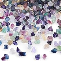 JOHOUSE Quartz Stones Assorted, Tumbled Chips Stone 1LB Crushed Crystal Natural Rocks Assorted Stone for Home Decoration Vases Plants Succulents Cactus