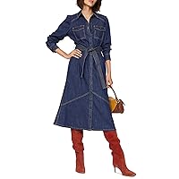 RTR Design Collective Denim Tie Front Dress