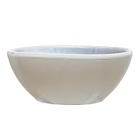 Creative Co-Op Stoneware, Reactive Glaze, Blue (Each One Will Vary) Bowl