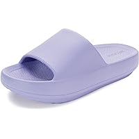 BRONAX Recovery Slides for Women and Mens | Arch Support Cushioned Thick Sole Pain Relief Slippers